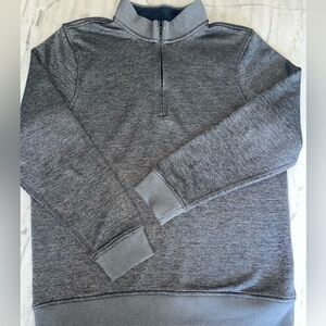 MENS UNDER ARMOUR FLEECE 1/4 ZIP PULLOVER SWEATSHIRT SIZE MEDIUM GRAY